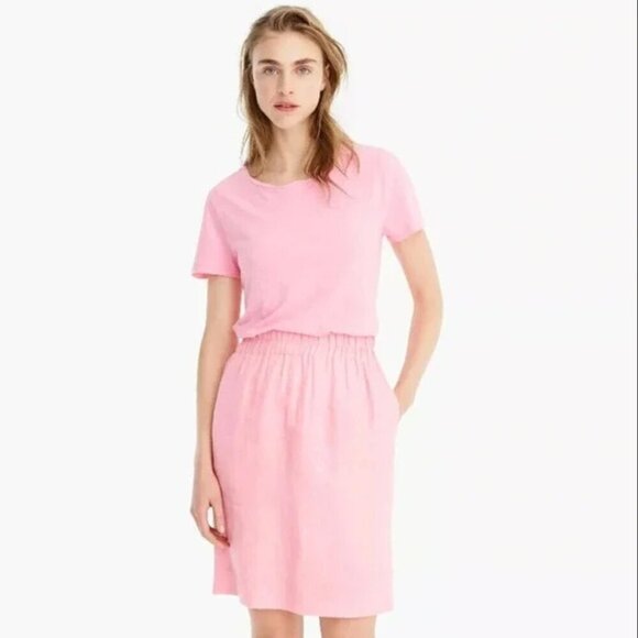 J Crew Beauchamps Linen Skirt - Picture 2 of 9